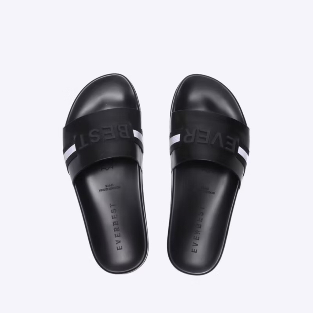 PRELOVED EVERBEST Calvin Sandal Pria Warna Hitam Black Slip On Man