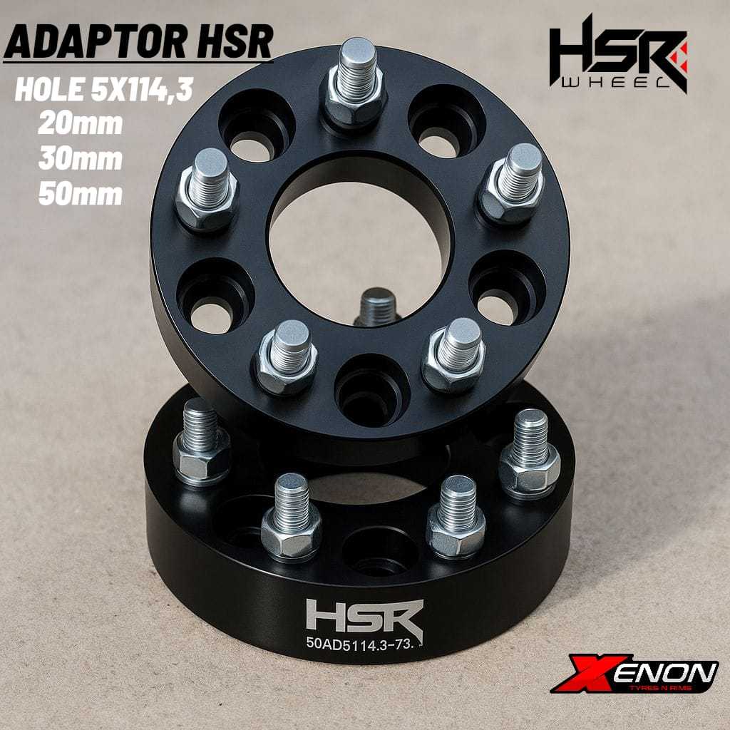 Adaptor Spacer Velg Mobil Untuk Innova ADAPTOR HSR PCD 5X114,3 CB 60,1 20mm, 30mm, 50mm || Pnp