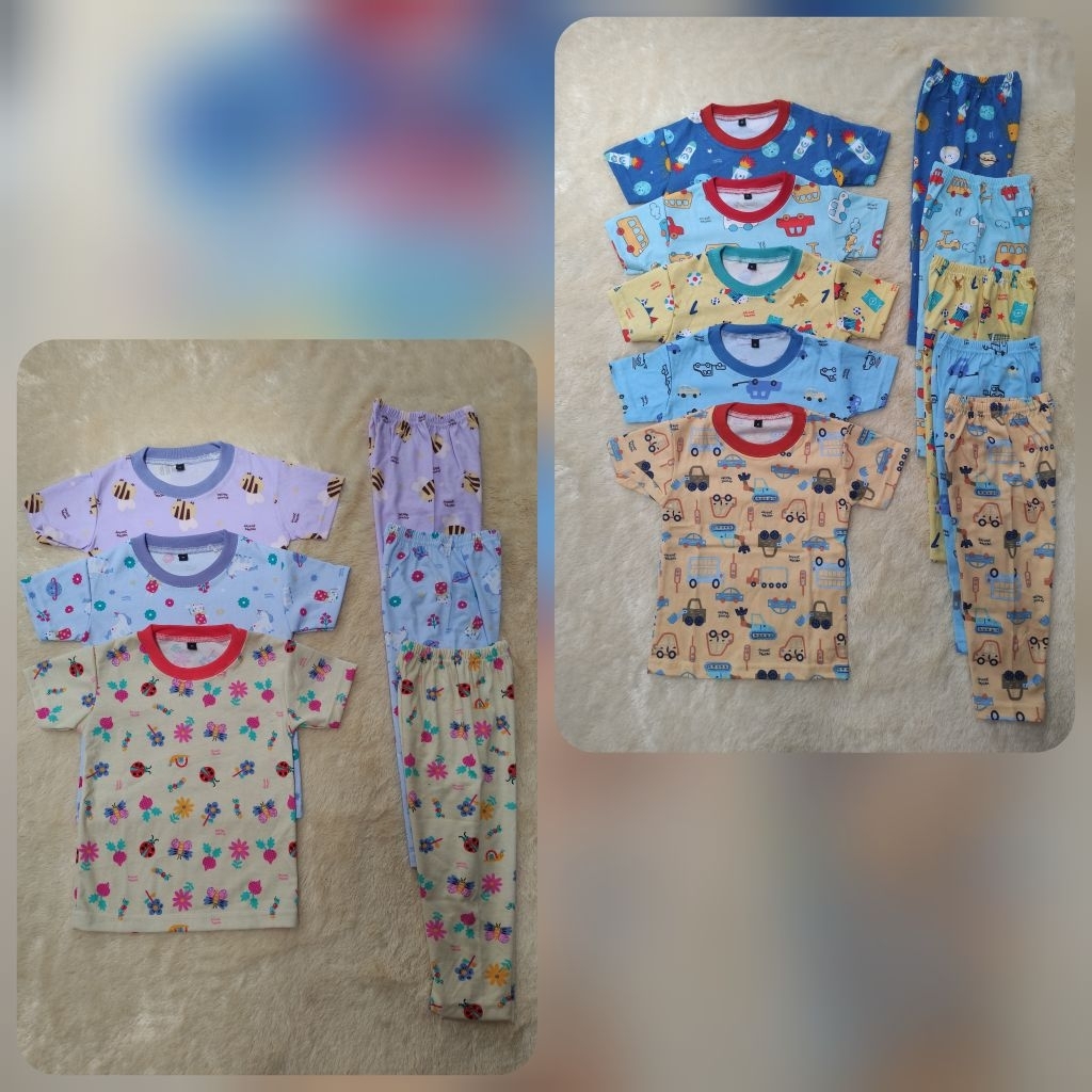 Set piyama Bahan sisa pabrik VelJun (Velvet Junior) dan Libby (HARGA+ADMIN)