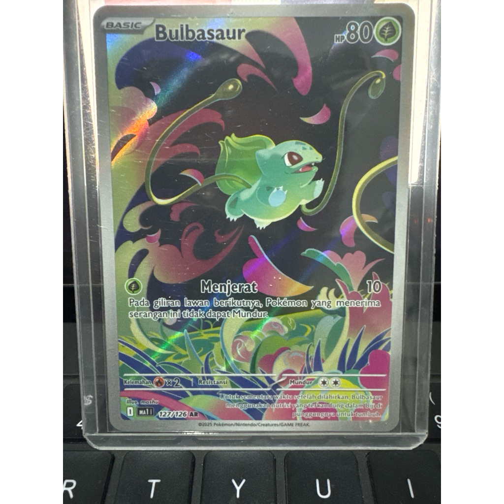 Pokemon tcg Indo Bulbasaur AR 127/126
