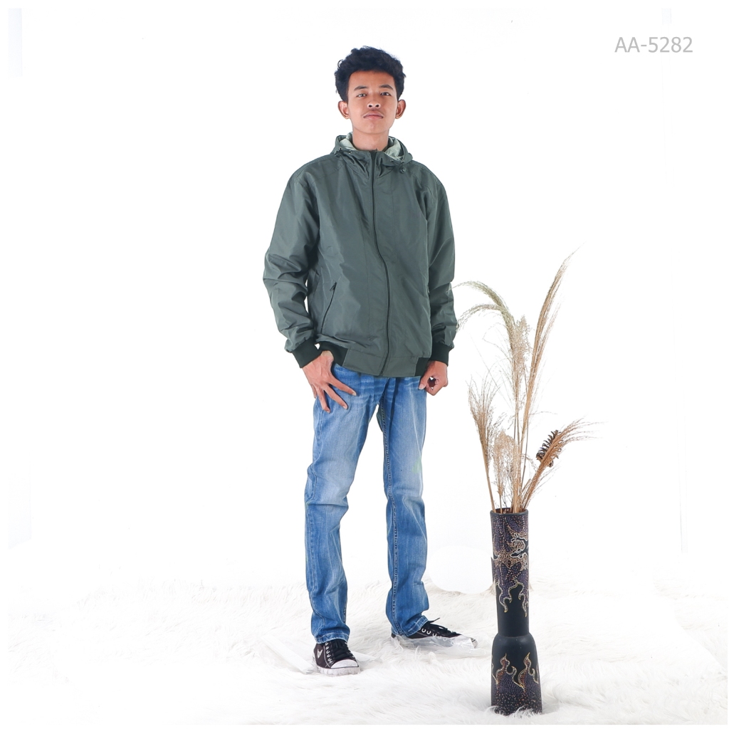 Jaket Hodie Parasut Cowok Arvada [AA5282]