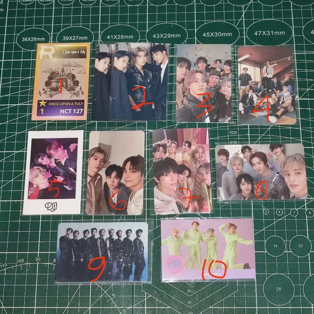 [CLEARANCE SALE] Official Photocard PC Group Unit NCT127 NCT DREAM DJJ DOJAEJUNG WAYV PT.1