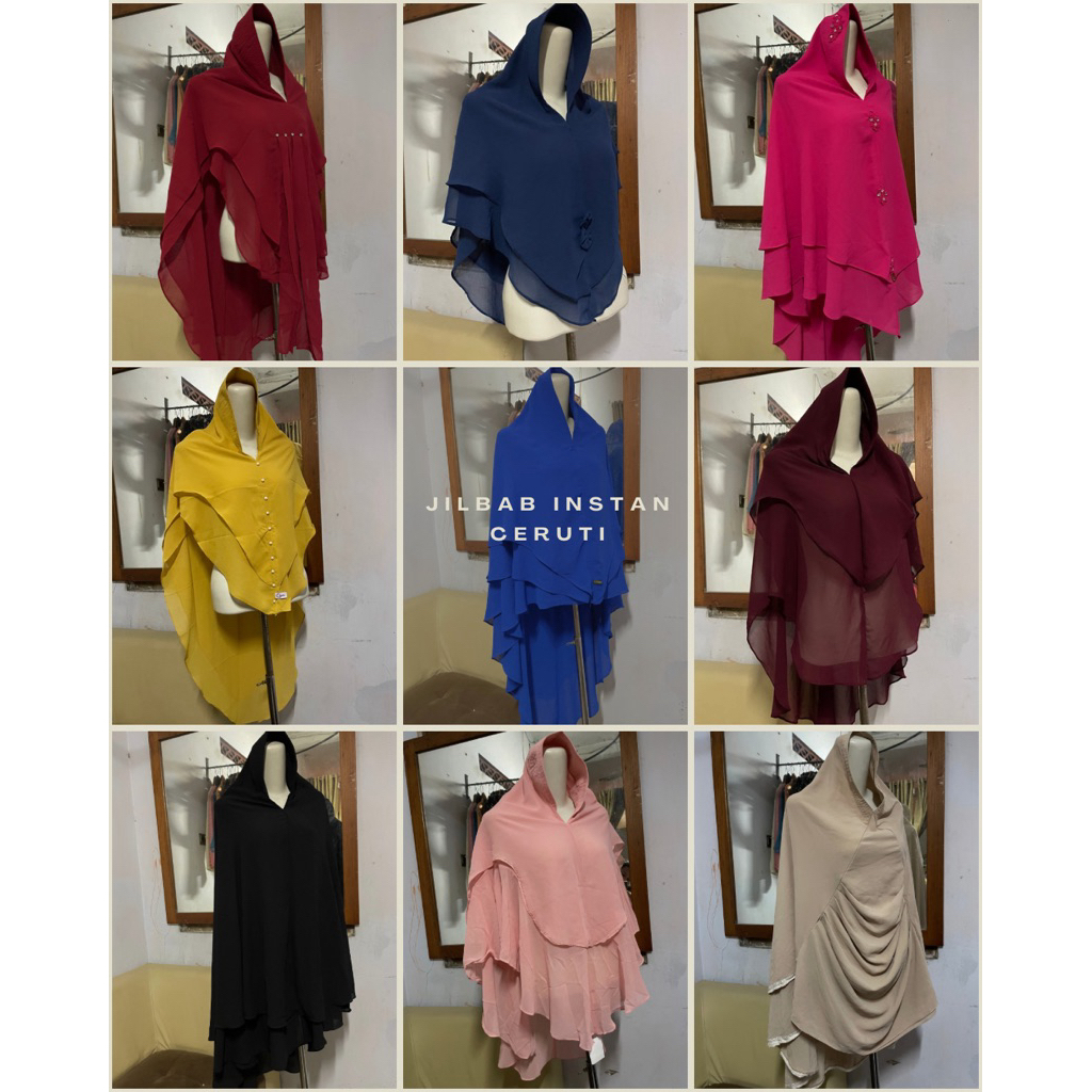 Khimar Ceruti // Jilbab instan Ceruti