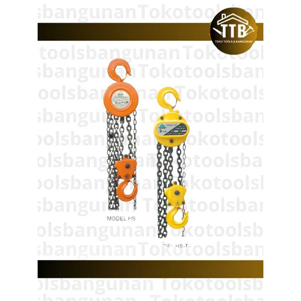 SHUANG GE CHAIN BLOCK 5 TON X3METER