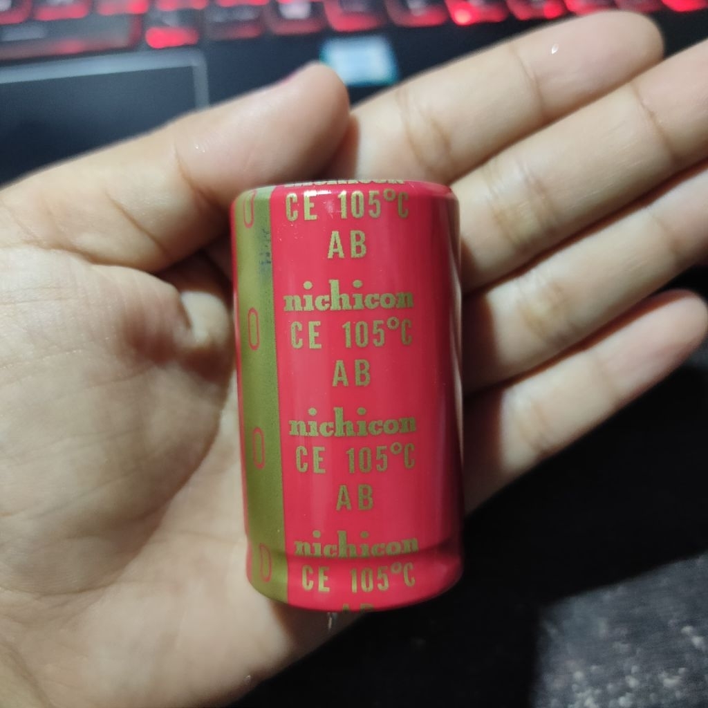 ELCO 10000UF 50V NICHICON RED AB ORIGINAL