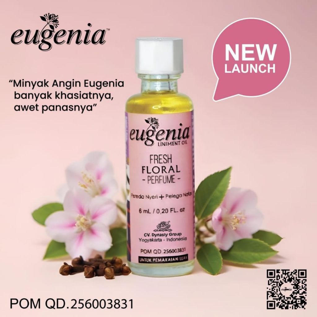Eugenia Fresh Floral Perfume 6ml Liniment Oil