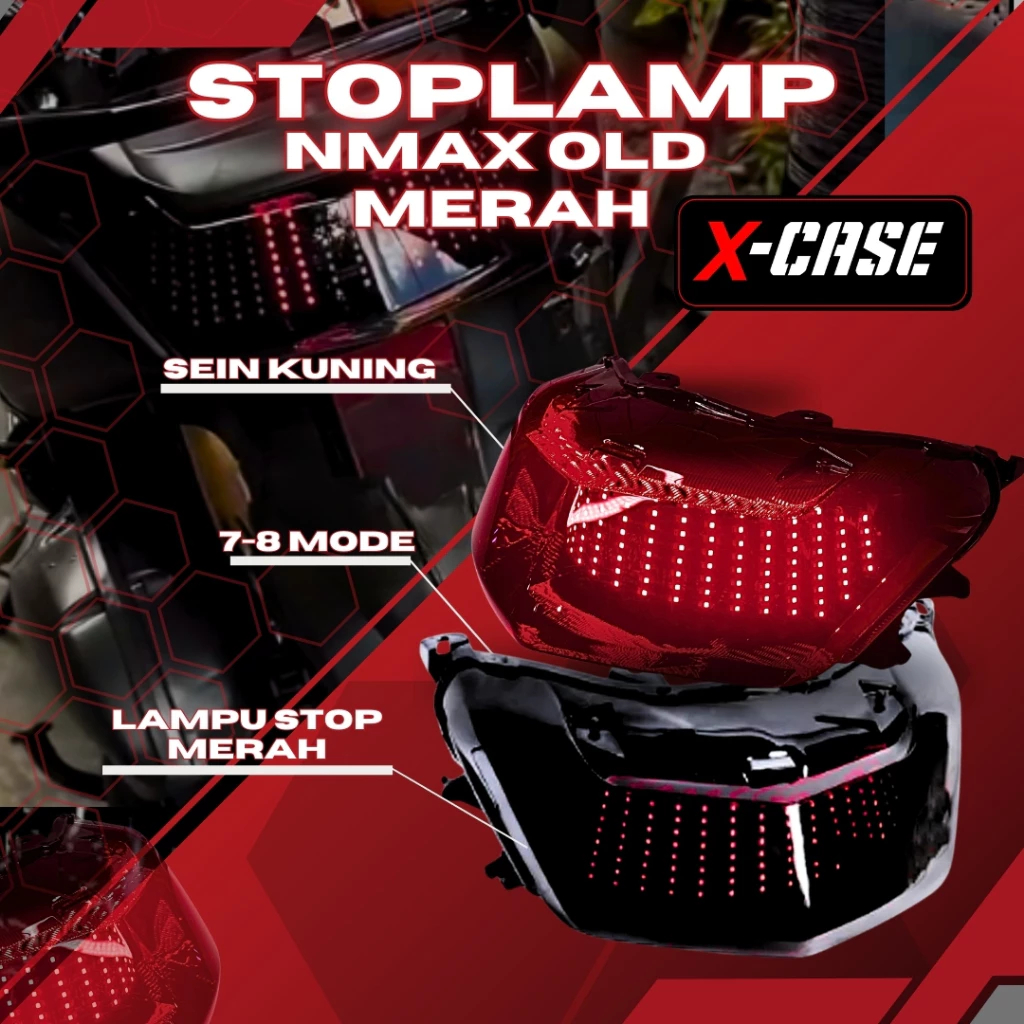 Lampu Stop Nmax Old Jaring Colosium/Stoplamp Yamaha Nmax Old Coloseum/Lampu Stop Belakang Nmax Old