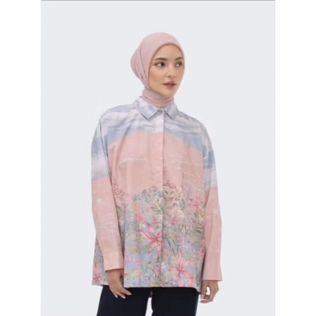 Preloved Ria Miranda Jazha Sirt L/XL Baby Peach