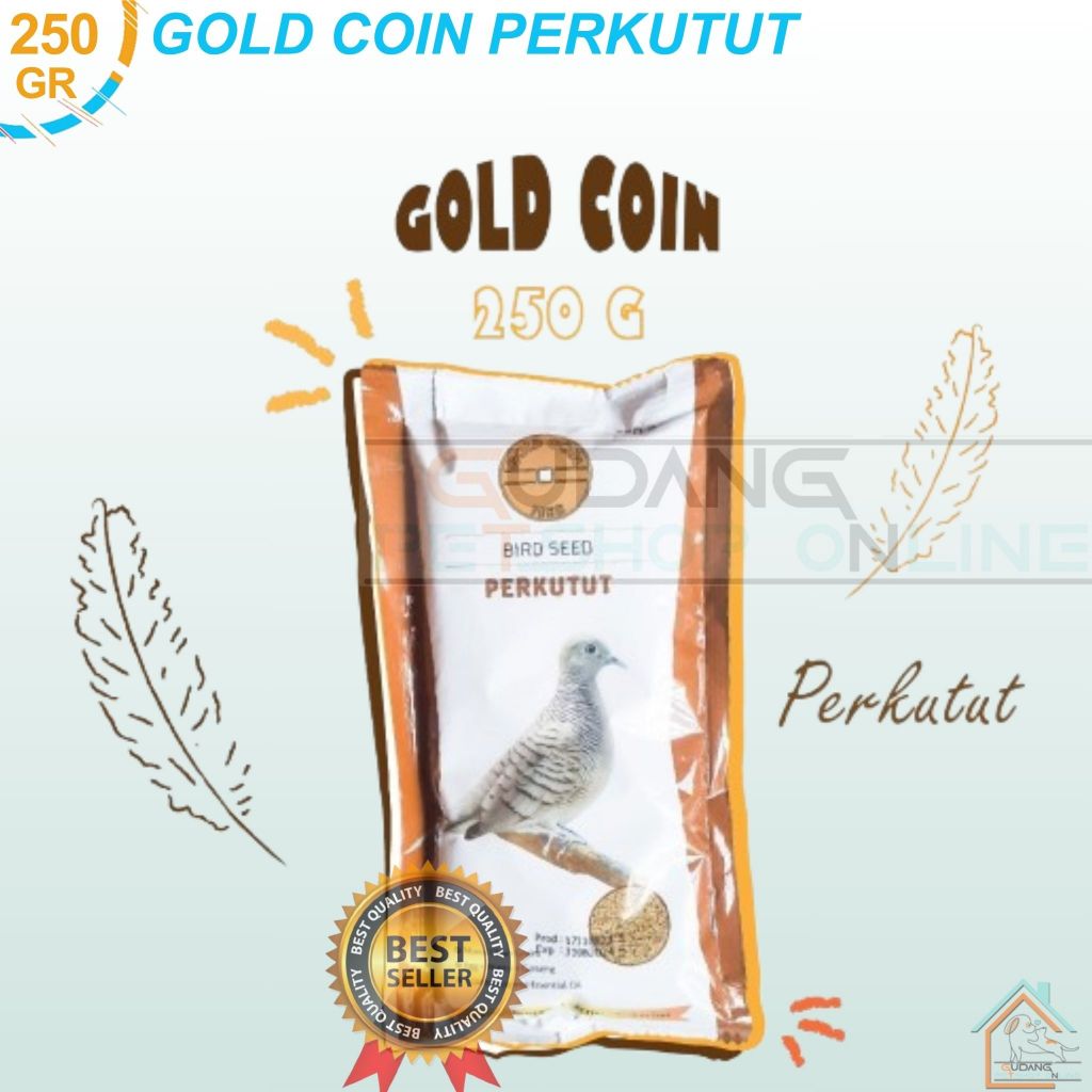 GOLD COIN PERKUTUT KECIL Perkutut Bird seed Gold Coin GPO