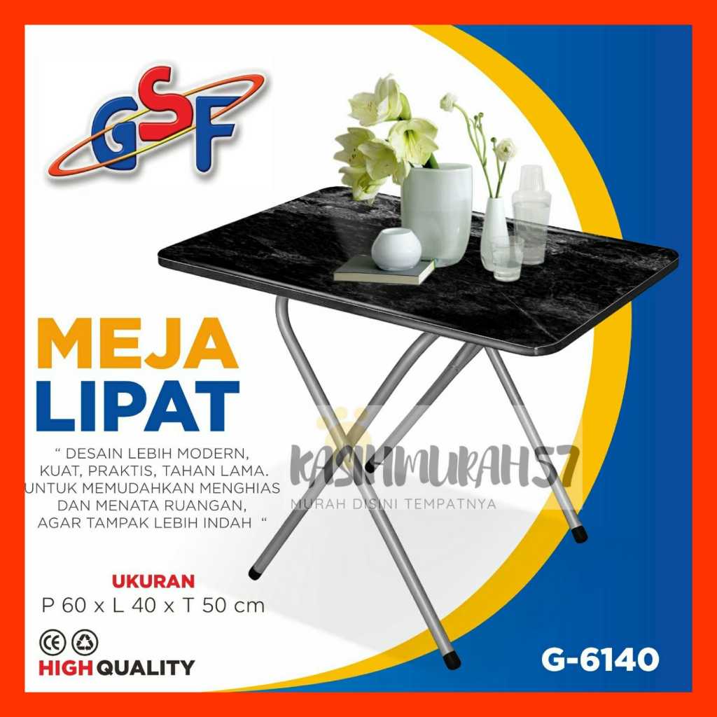 MEJA LIPAT PORTABEL G-6140 / MEJA MINIMALIS MEJA LIPAT PORTABEL