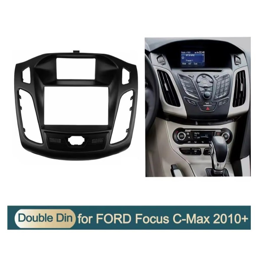 Frame headunit 7 inch 2 din Ford Focus III C-Max 2011