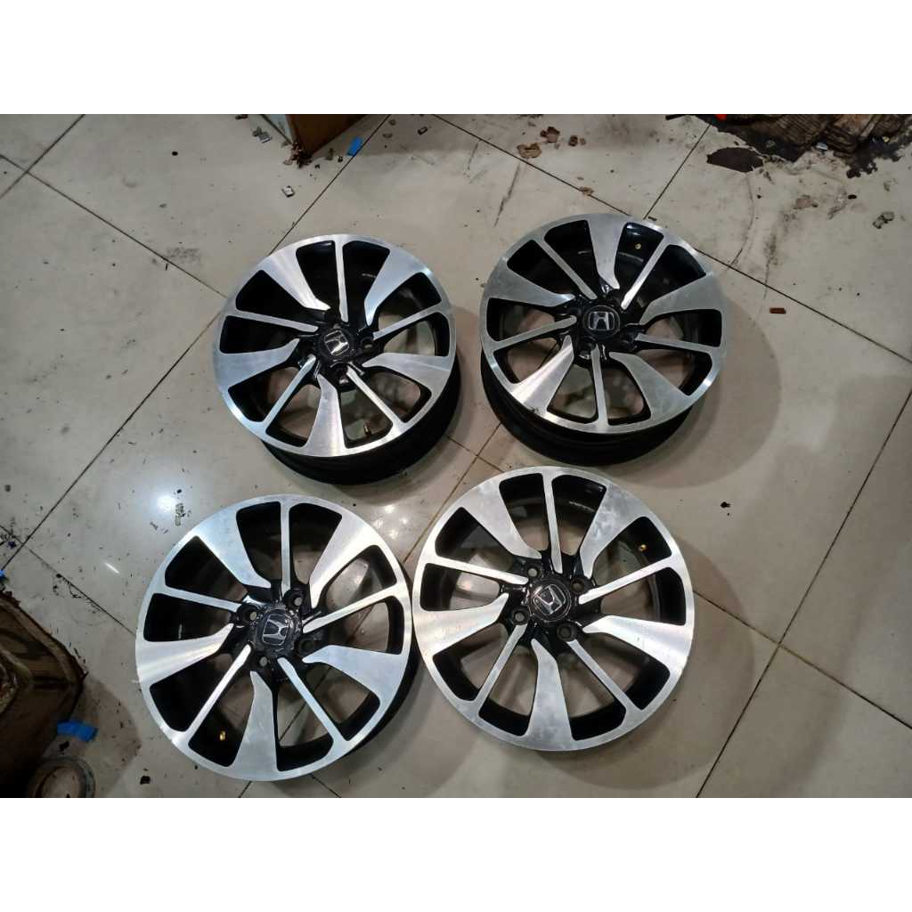 velg second brio rs r15 4x100 cocok untuk brio,mobilio,jazz dll