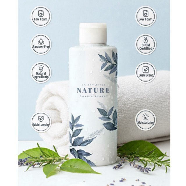 Nature Body wash sabun mandi cair 250 - Sabun Hotel aroma mewah Bali / sabun cair hotel / sabun bada