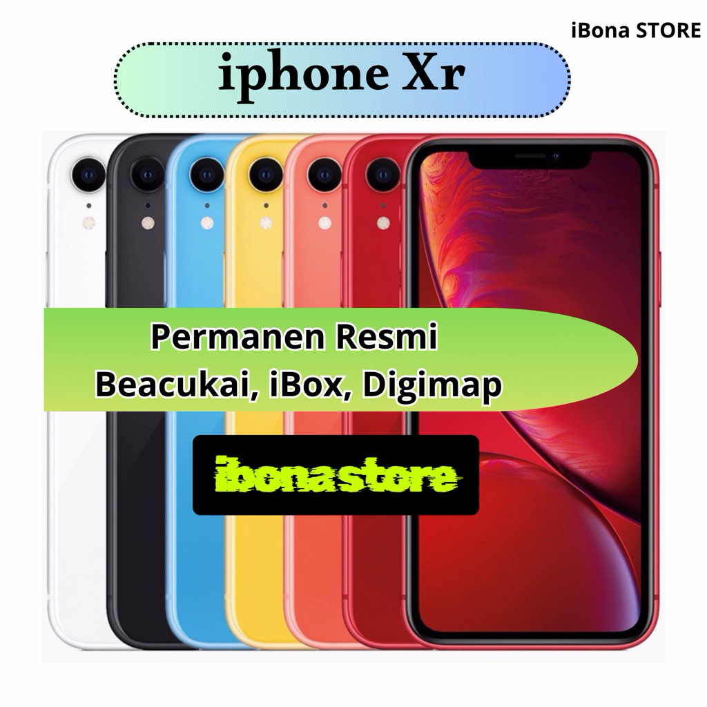 iPhone Xr 64gb 128gb 256gb resmi second no minus