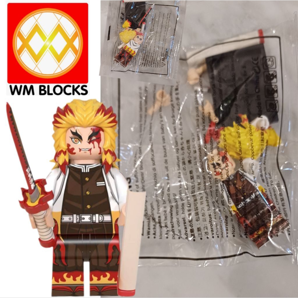 WM Blocks Demon Slayer, Rengoku