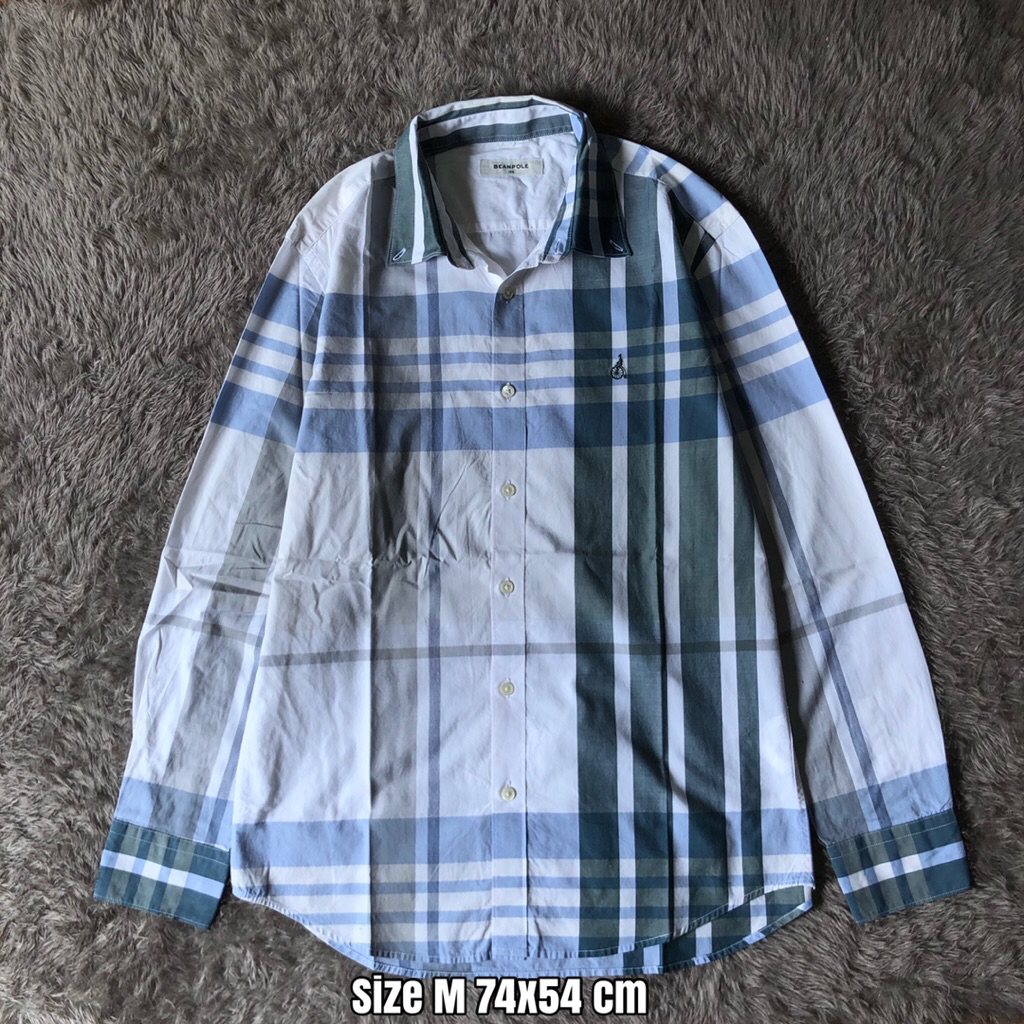 Beanpole kemeja katun pria