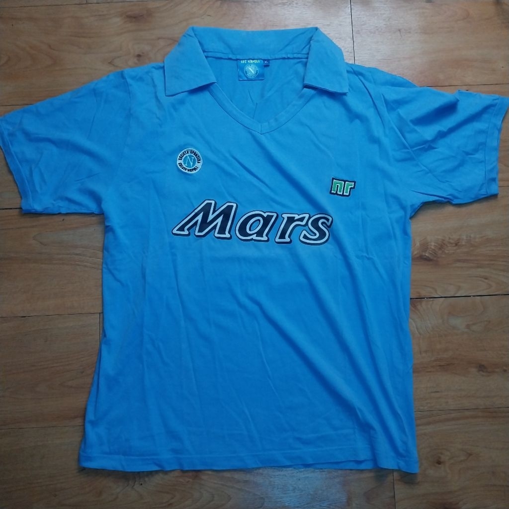 kaos bola napoli maradona vintage jadul