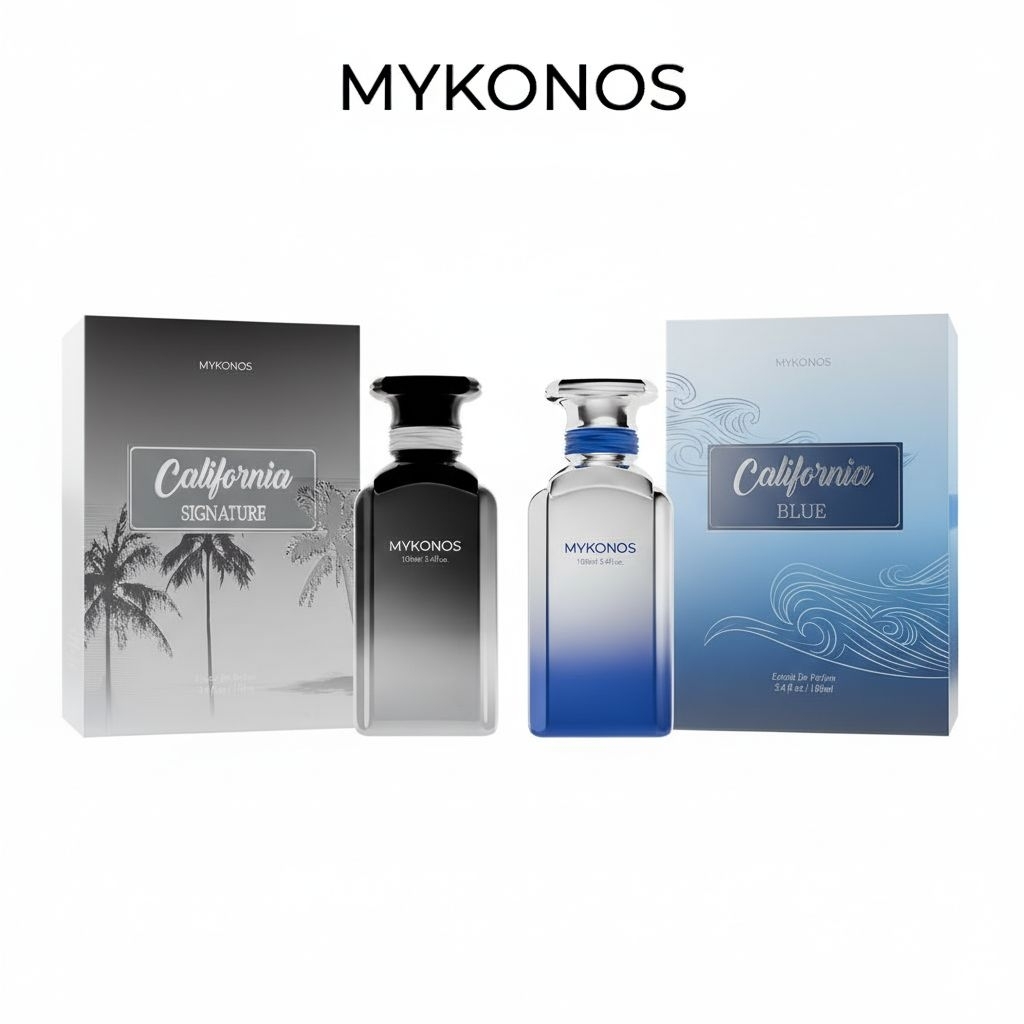 [READY STOK] Mykonos California Signature 100ml & Mykonos California Blue 100ml Extrait De Parfum