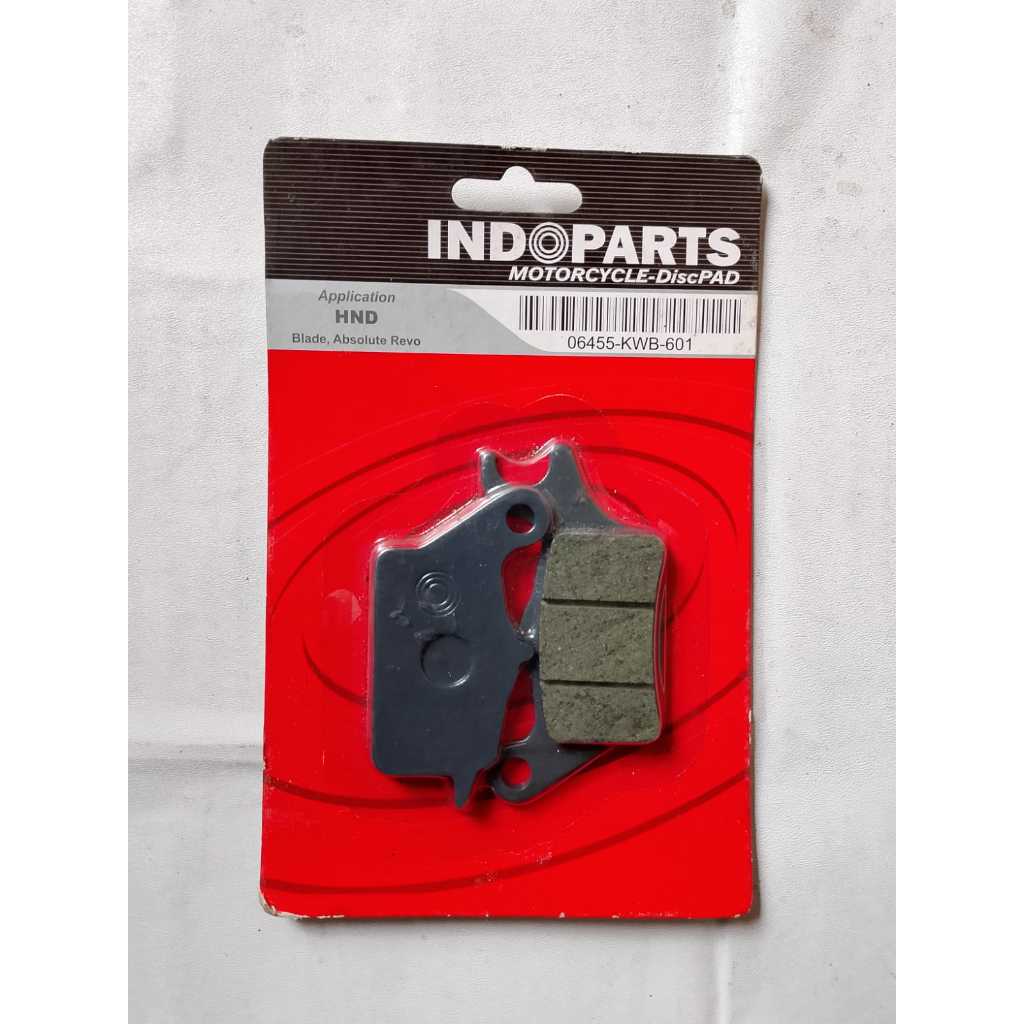 Kampas Rem Cakram Depan Honda Revo / Blade 06455-KWB-601 | Disc Pad Depan Original INDOPART | Kampas