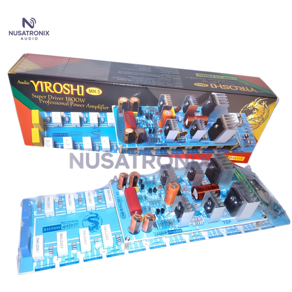 KIT DRIVER YIROSHI MK 5 POWER AMPLIFIER 1800W TANPA TRANSISTOR FINAL