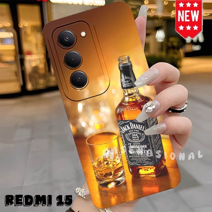 Silikon Xiaomi Redmi 15 4G/5G - Redmi 13C - Poco C65 - Redmi 12C - Redmi 12 Terbaru Motif jack danie