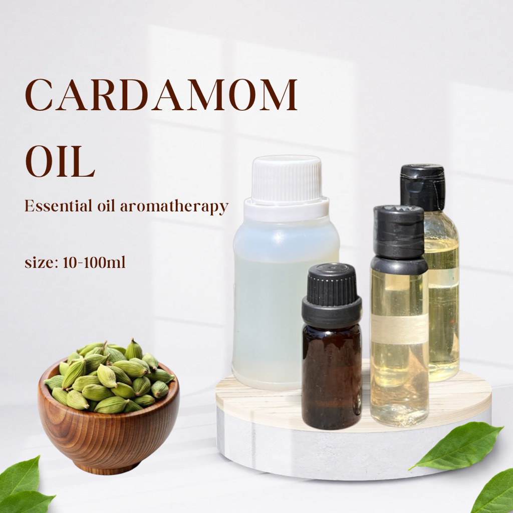 10-100ml Minyak Atsiri Kapulaga / Cardamom Oil Essensial Aromatherapy