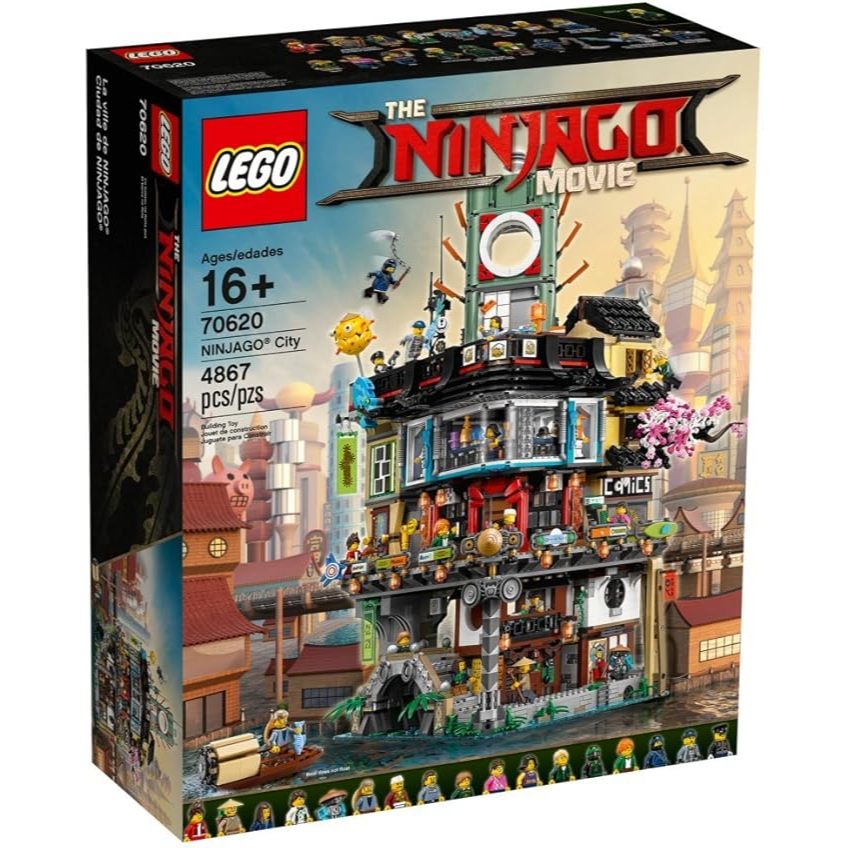 LEGO NINJAGO Ninjago City 70620,192 months to 252 month