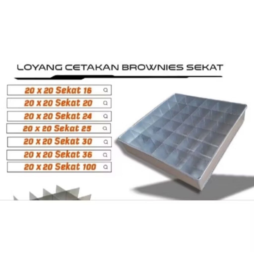 Sekat Loyang Brownies/ Sekatan Kue/ Sekatan Loyang / Sekatan Brownies