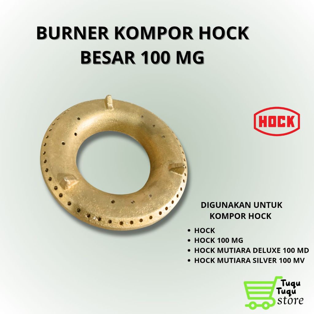 BURNER KOMPOR HOCK 100 MG / KOMPOR HOCK / KOMPOR GAS 2 TUNGKU