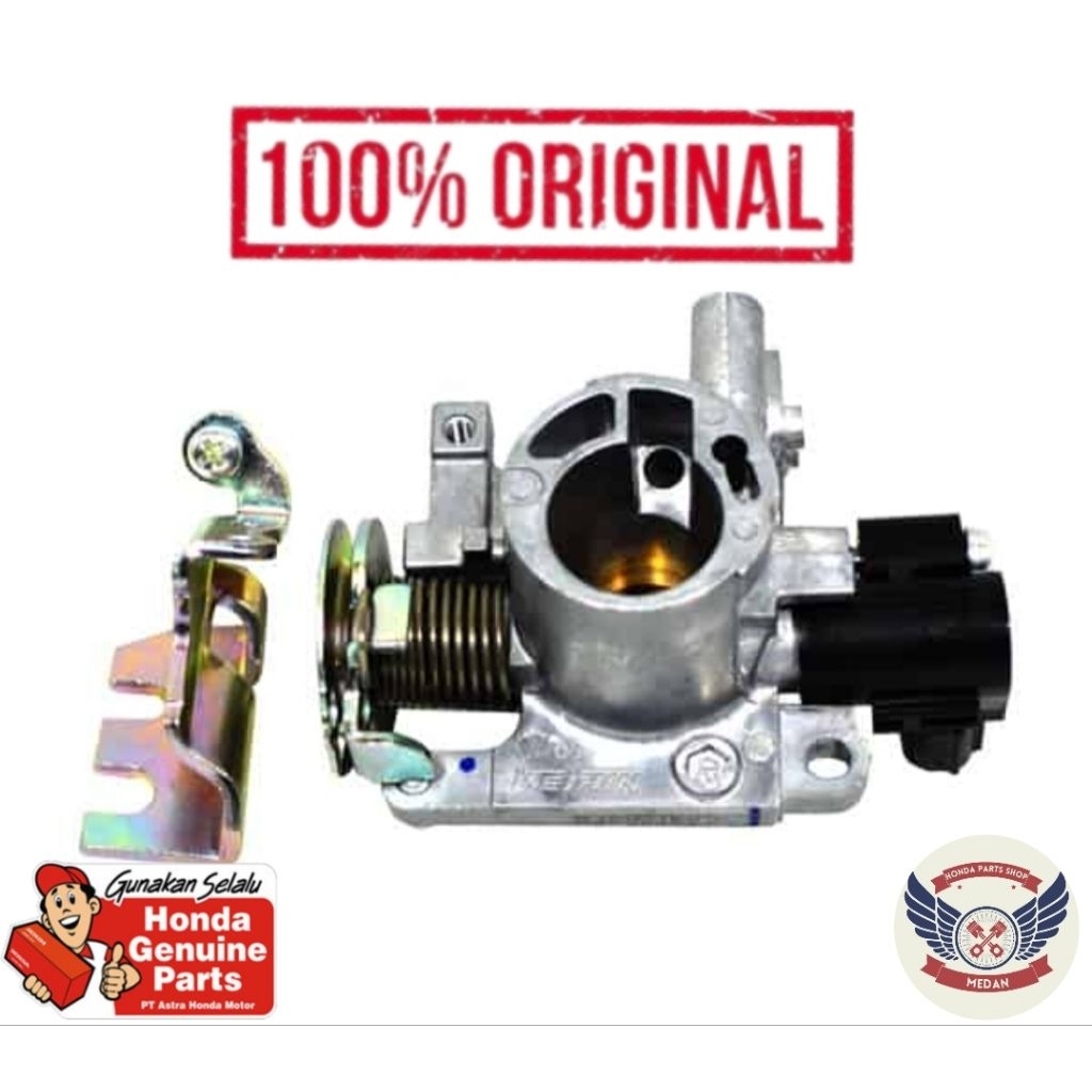 16410K0JN01 Body Set Throttle Body - BeAT Deluxe & BeAT Street Led K1A , Scoopy K2F Sporty Stylish ,