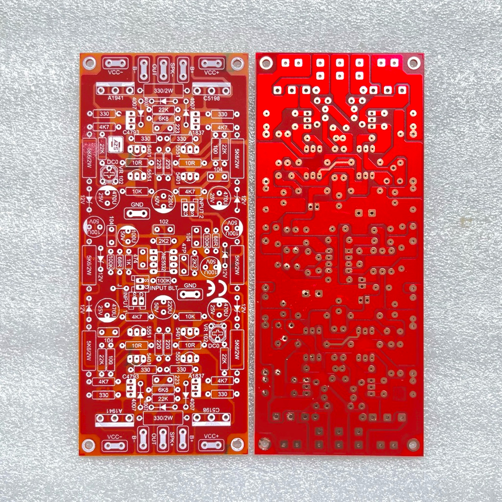PCB Driver TBM Mini Versi BTL Power Amplifier