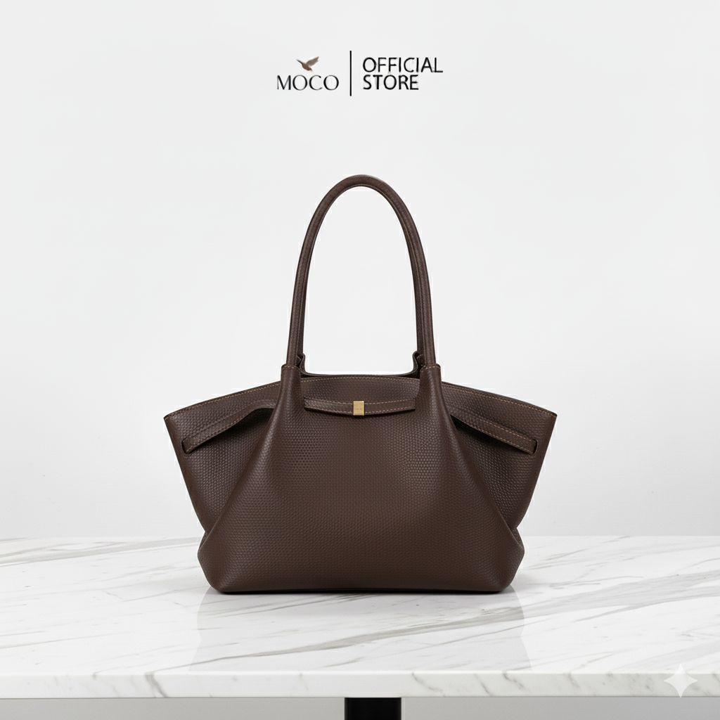 MOCO OFFICIAL - Harper Bag- MOCO Fashion Tas Bahu Wanita Tote Bag Kulit Tas Kerja