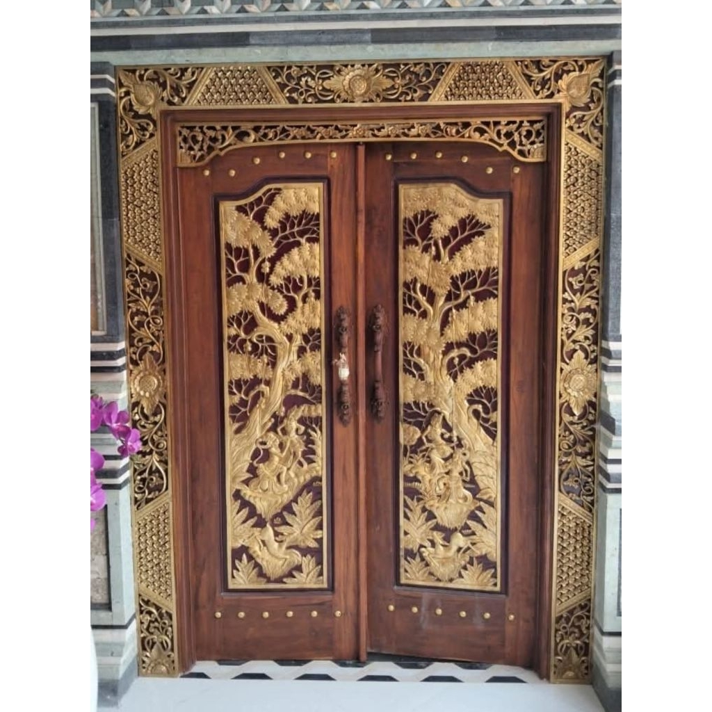 pintu ukir minimalis