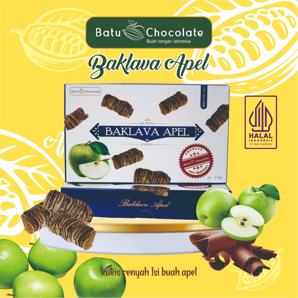 Batu Chocolate - Baklava Apel - Oleh oleh Batu Malang