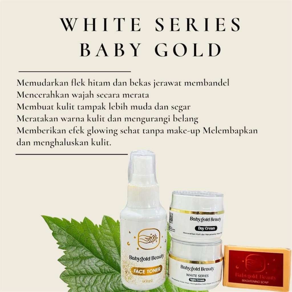 cream Baby gold skincare