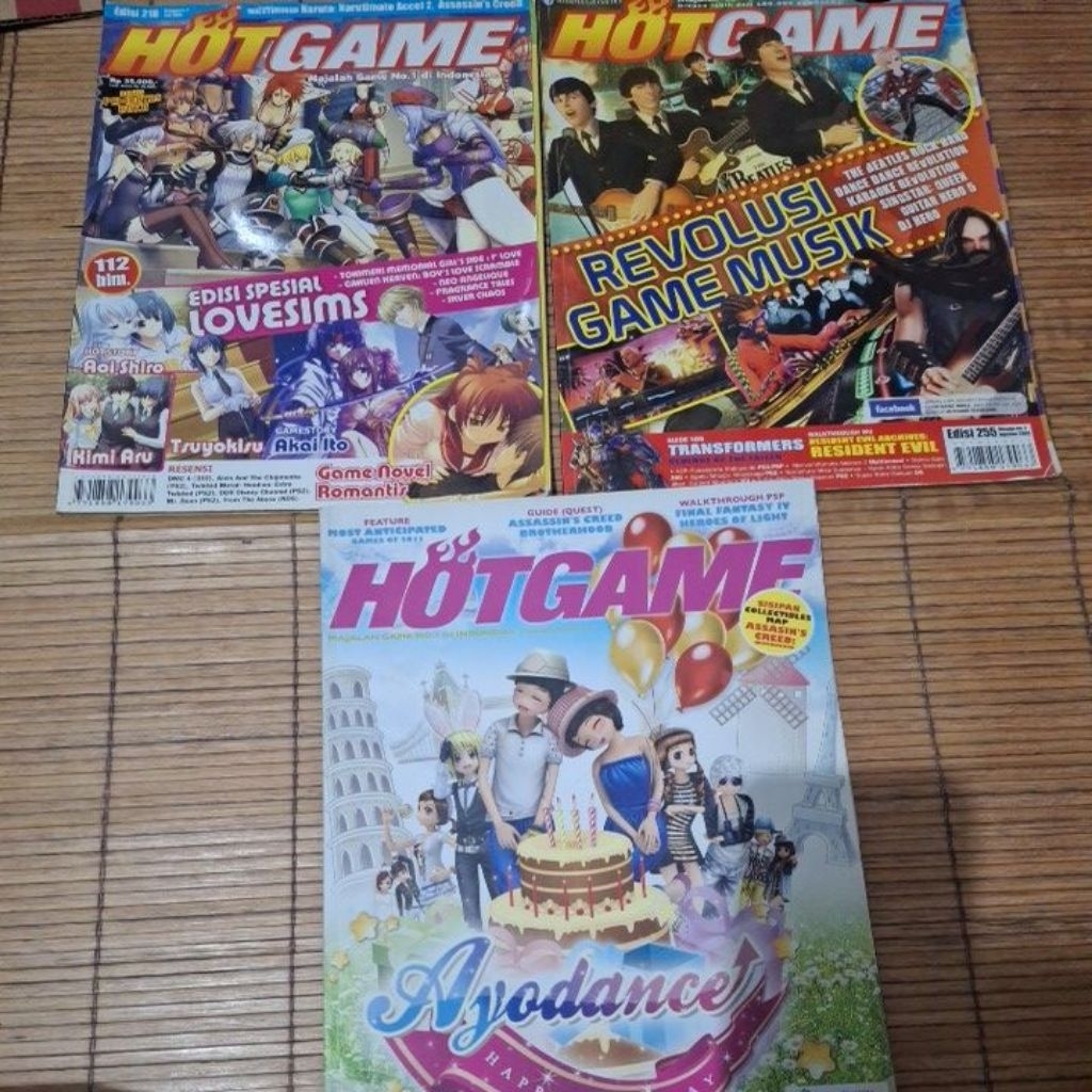 Majalah Hot Game Aneka Edisi [PRELOVED]