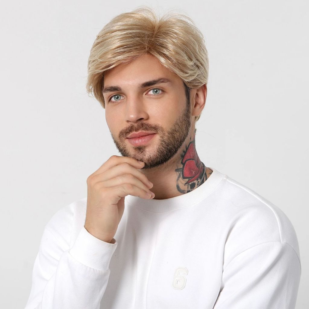 WIG PRIA PENDEK WIG PRIA SHORTY WIG PRIA PENDEK TRENDY WIG PRIA EUROPEAN STYLE WIG PRIA KEKINIAN WIG