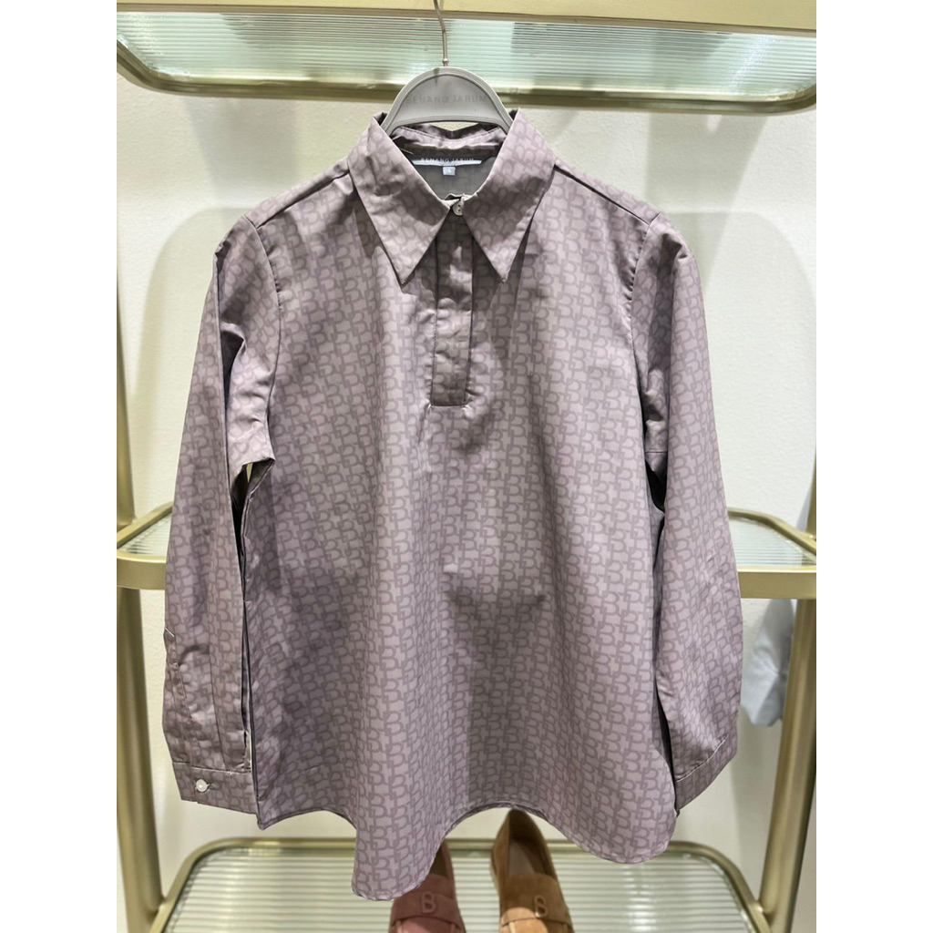 Benang Jarum Monogram Polo Shirt Benang Jarum Anchor Size S