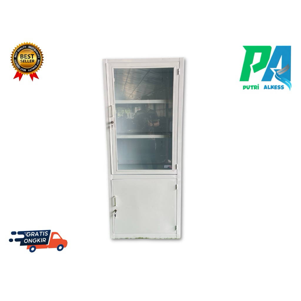 Lemari Obat 1 Pintu PC | Lemari Instrumen 1 Pintu Pc Klinik/Apotek|