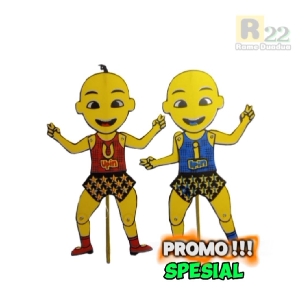 PROMO SPESIAL - Wayang Joget Upin Ipin - Termurah - Wayang Joget Upin Ipin Viral -  Bisa Goyang - Ma