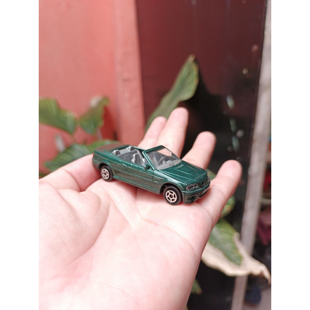 Diecast Majorette BMW M3 Cabriolet Cabrio Green Loose Vintage VHTF