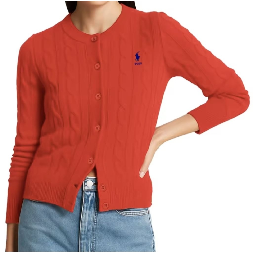 POLO SPORT Ladies Cardigan Red Original