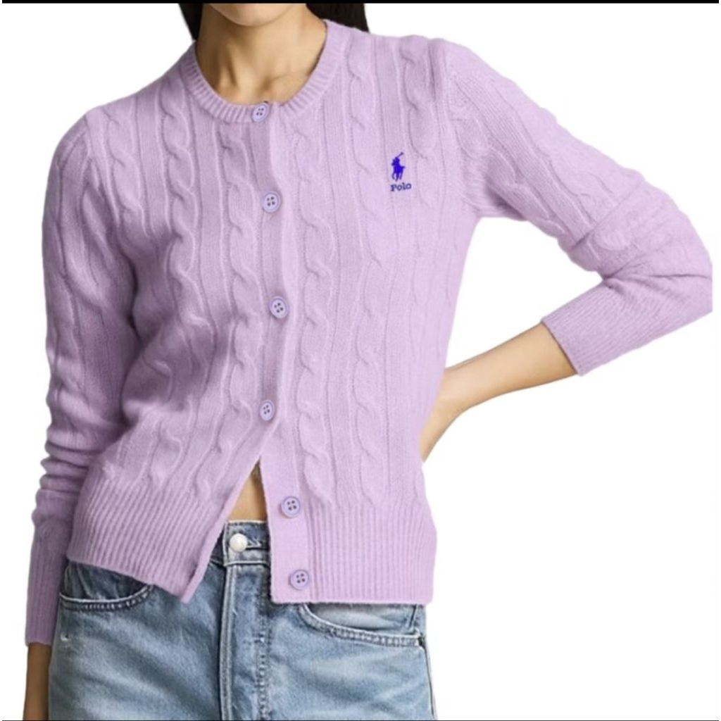 POLO SPORT Ladies Cardigan Lilac Original