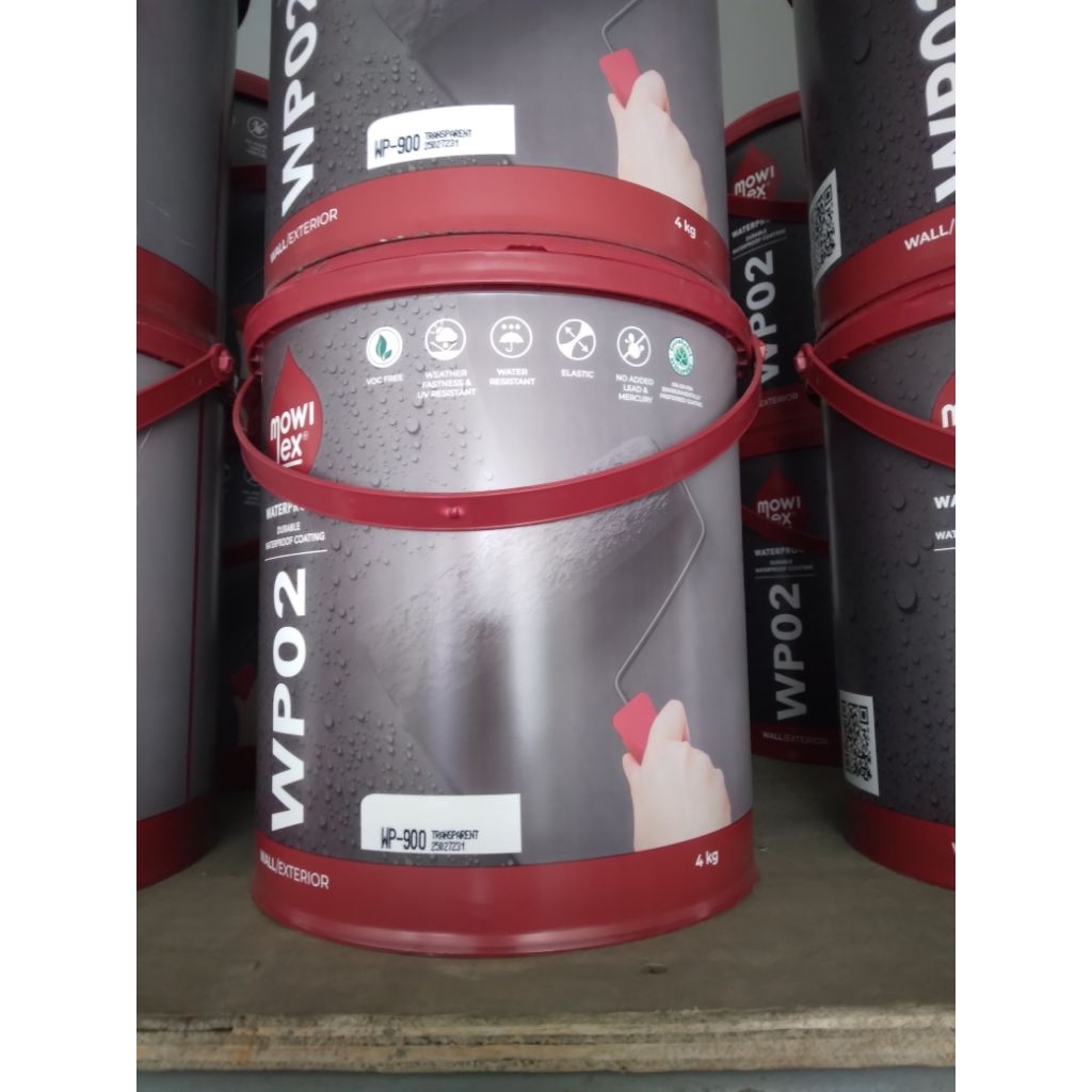 Mowilex WP 02 ukuran 4 kg cat pelapis anti bocor mowilex waterproofing