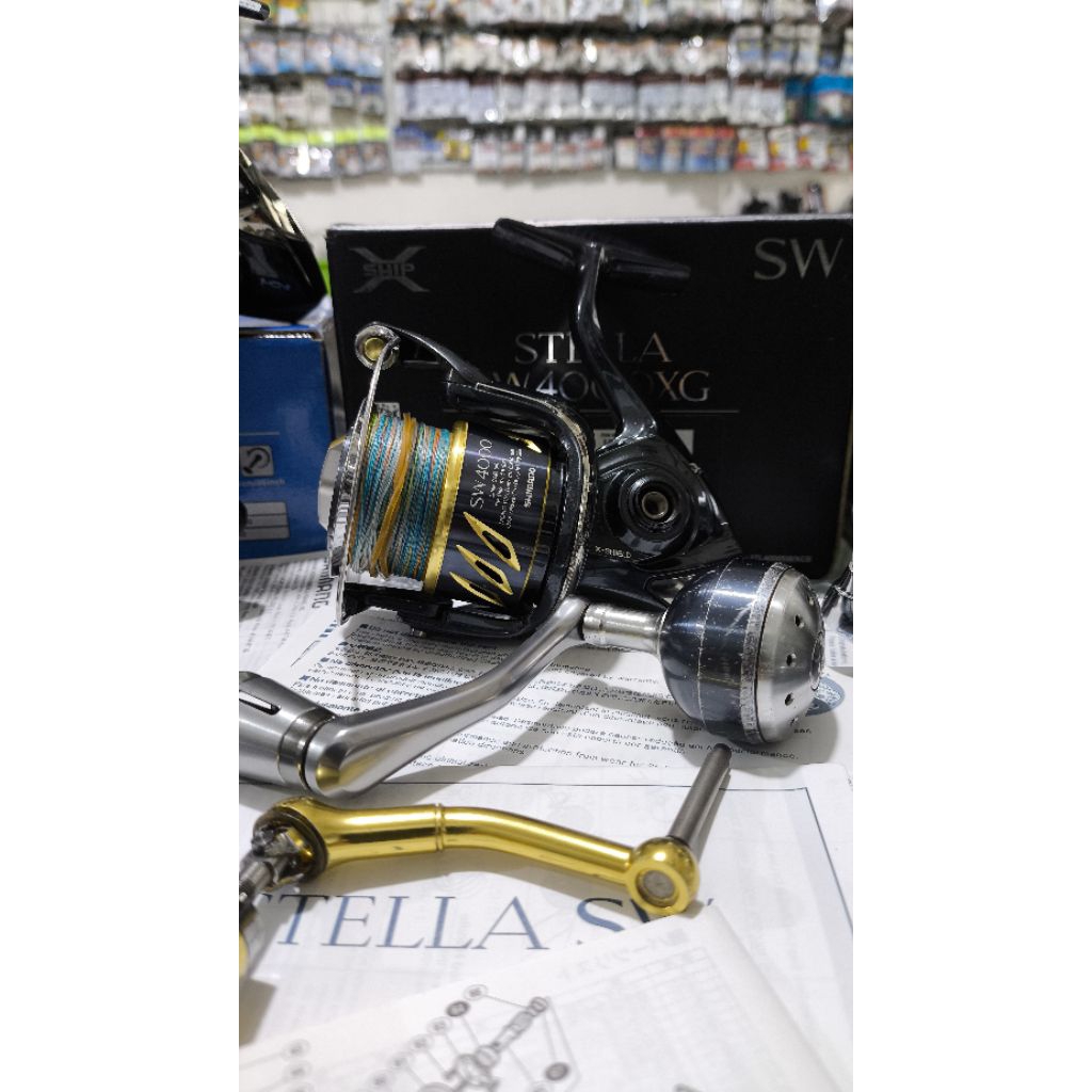 Shimano Stella SW 4000XG Second Lecet Pemakaian Bonus PE