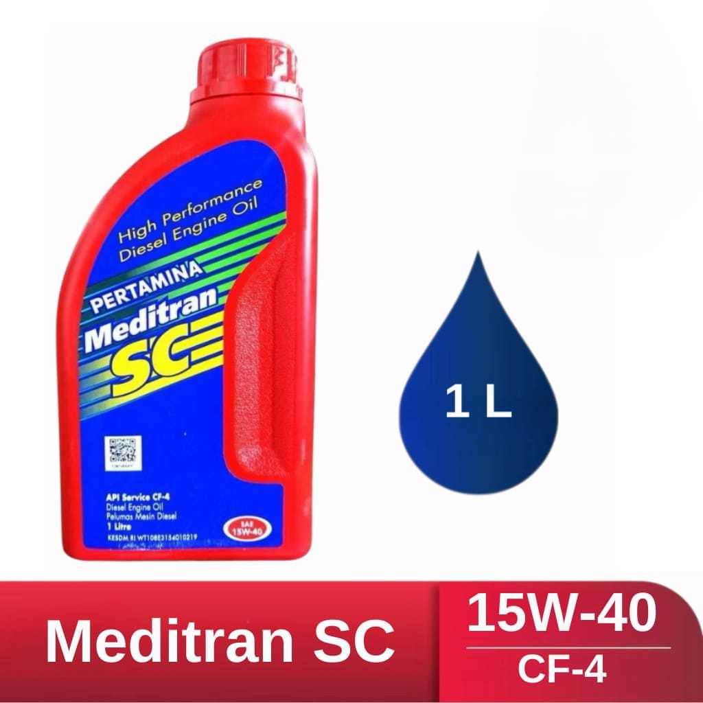 Oli Pertamina Meditran SC SAE 15W-40 1 Liter Oli Diesel Original Pertamina