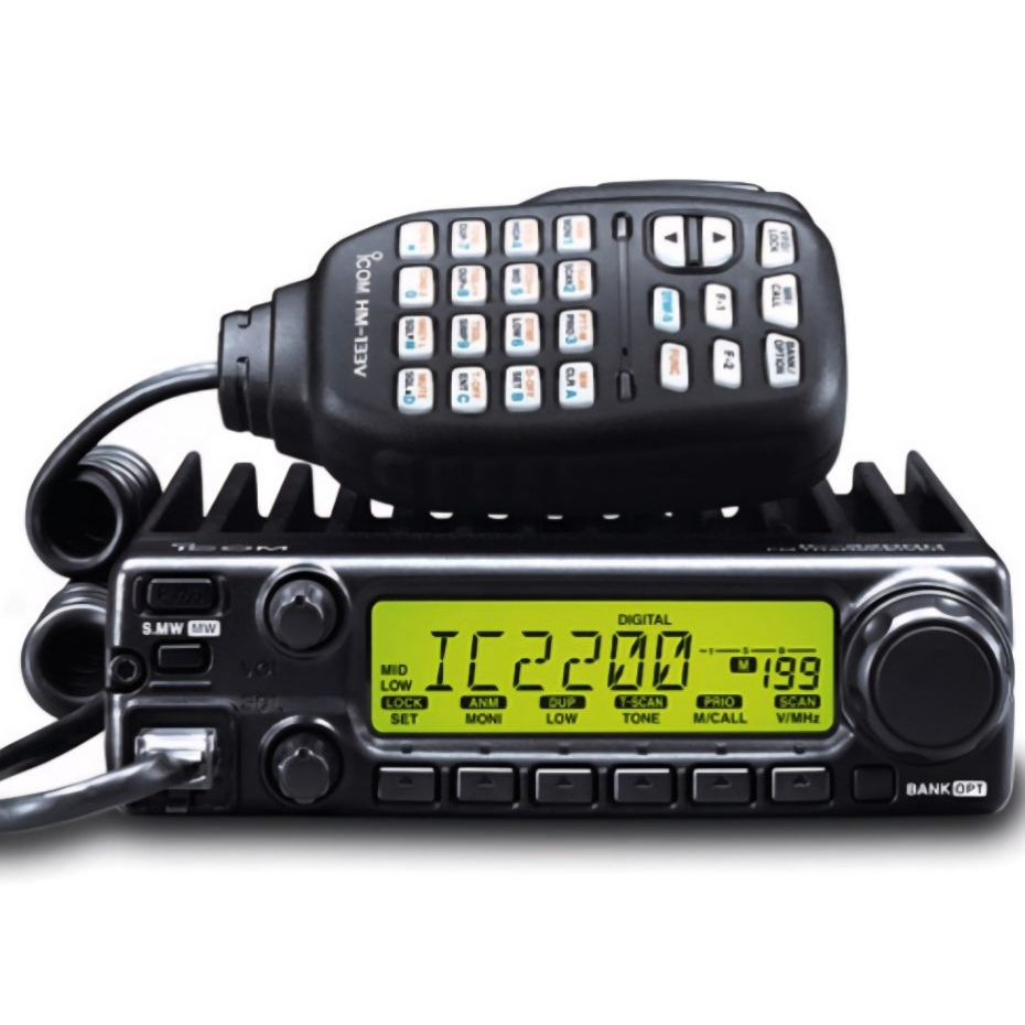 RIG ICOM IC 2200H Original made in Japan LABEL HITAM mulus Second Like New