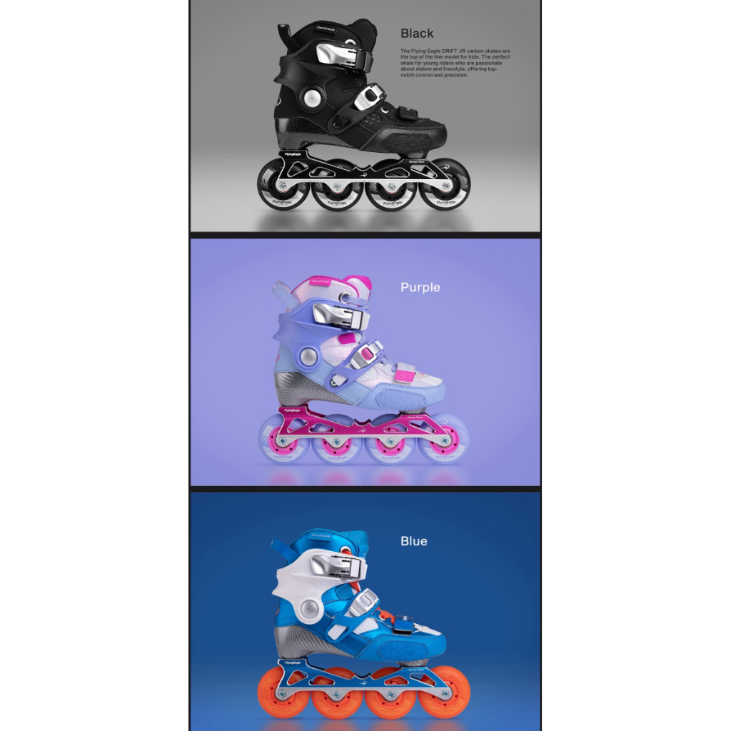 sepatu roda flying eagle drift junior carbon 2025