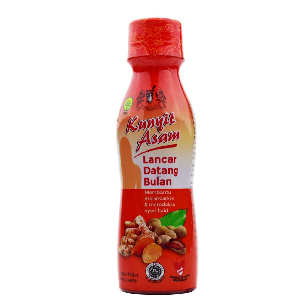 Sidomuncul Kunyit Asam Lancar Datang Bulan 150 Ml