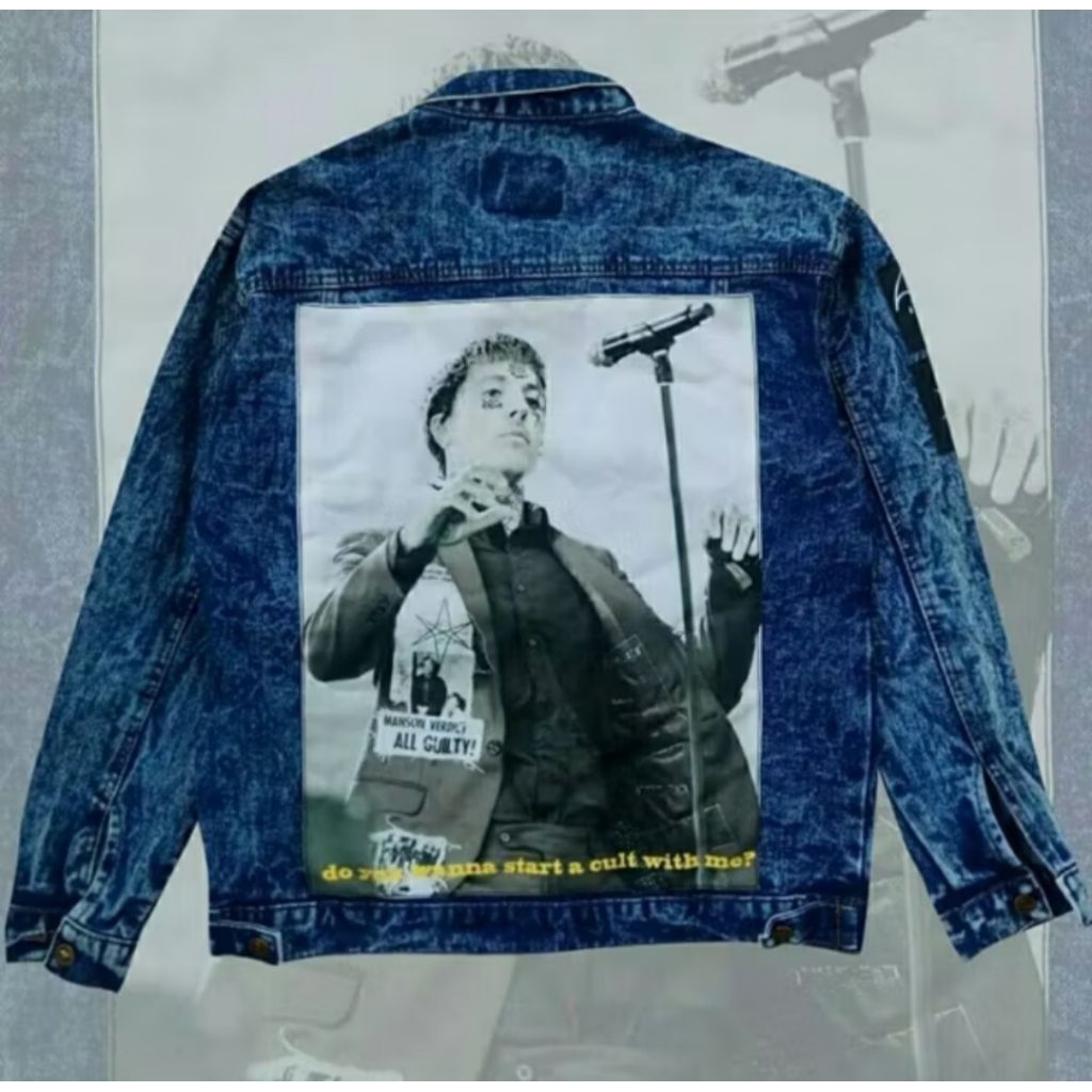JAKET DENIM BACKPATCH OLIVER BMTH (BISA CUSTOM)